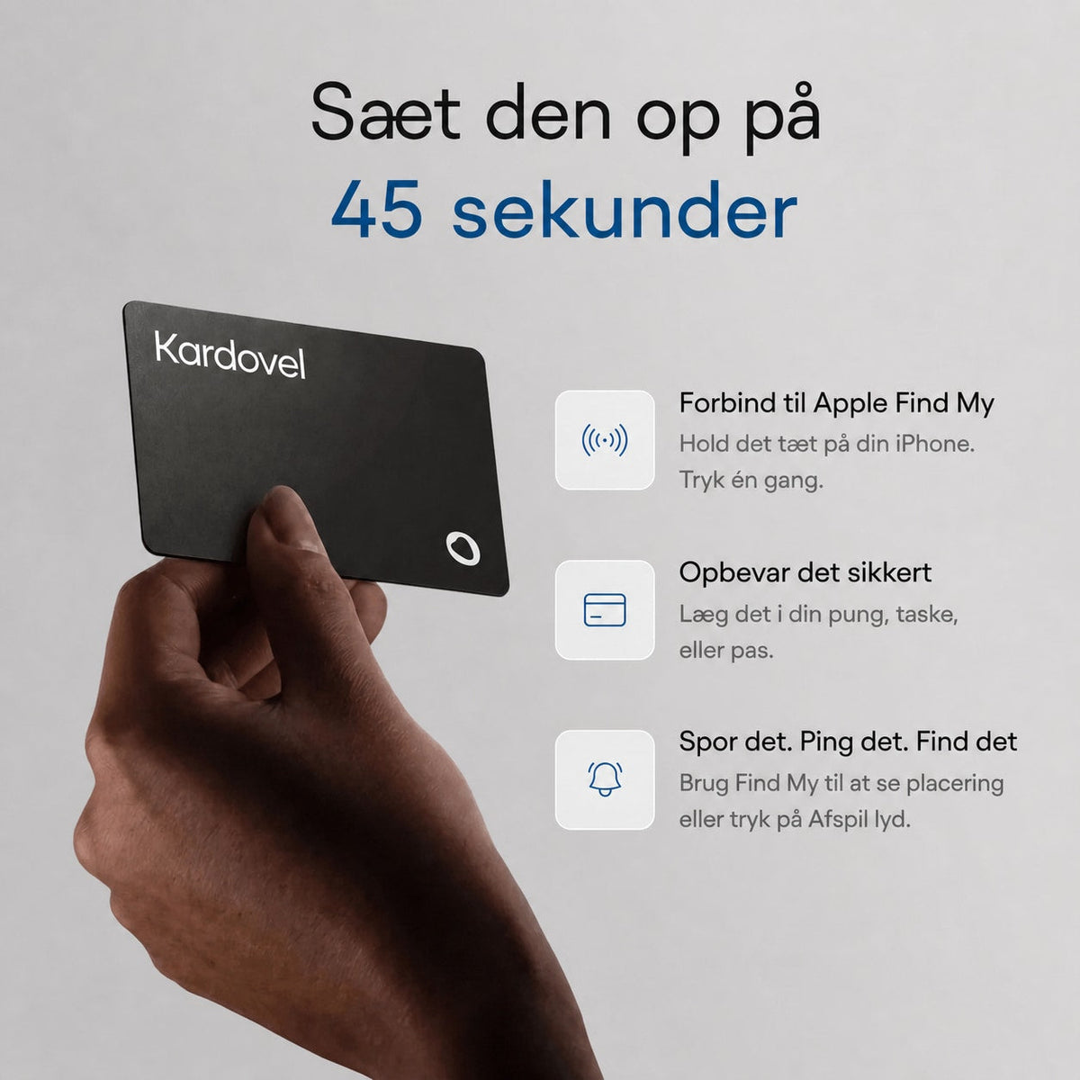 Kardovel sporingskort